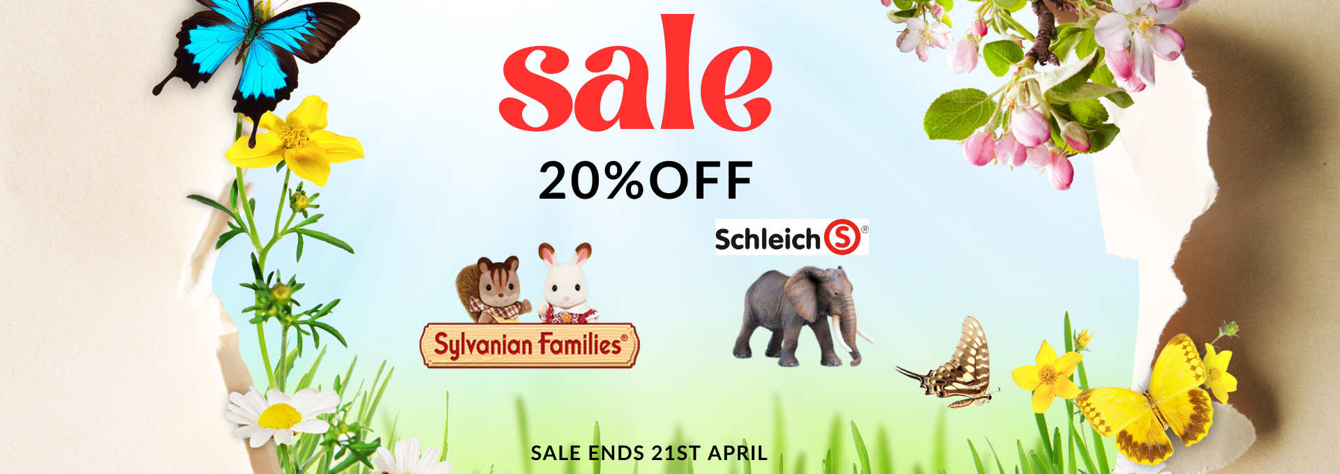 20% Off Sylvanian and Schleich Collection