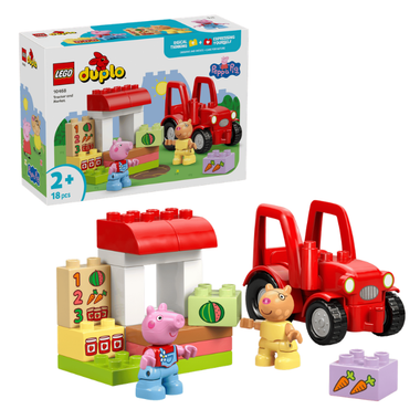 10468 Duplo - Peppa Pig - Tractor and Market