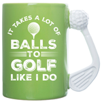 18 oz. Golf Mug - It Takes Balls