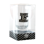 18th Badged Shot Glass