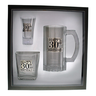 30th Badged SSS Gift Glass Set