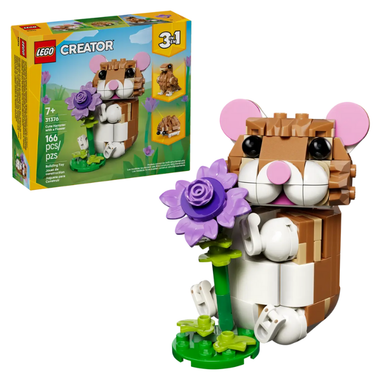 31376 Creator 3n1 - Cute Hamster with a Flower