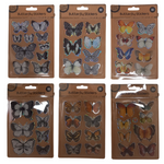 3D Butterfly Stickers - 12 Asst