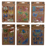 3D Butterfly Stickers - 12 Asst