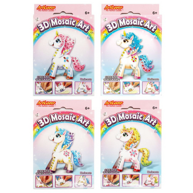 3D Mosiac Unicorn