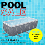 Bestway Steel Pro MAX Rectangular Frame Pool 4.12 x 2.01 x 1.22m