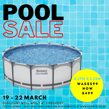 Bestway Steel Pro Max Round Frame Pool Set 4.27m x 1.22m
