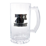 40th Badged Straight Stein