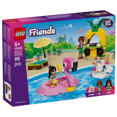 42658 - Friends - Unicorn & Flamingo Pool Party