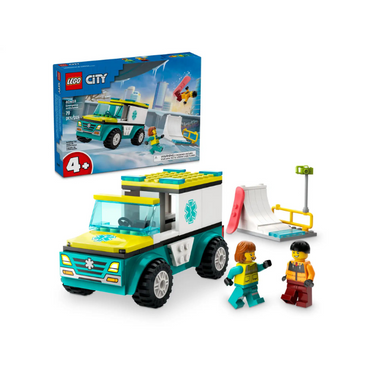 60403 - City - Emergency Ambulance And Snowboarder