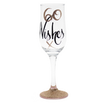 60th Wishes Rose Gold Flute