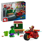 76287 - Marvel - Iron man with Bike and The Hulk