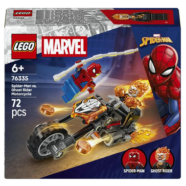 76335 - Marvel - Spider-Man vs Ghost Rider Motorcycle