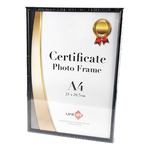 A4 Slim Cert Frame Black
