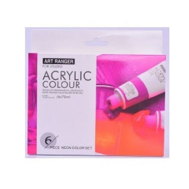 Acrylic Paint Set 6x75ml Neon