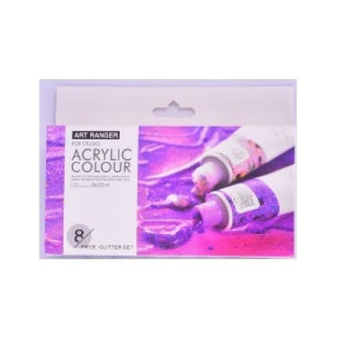 Acrylic Paint Set 8x22ml Glitter