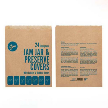 Agee Jam Jar & Preserve Covers - 24pc