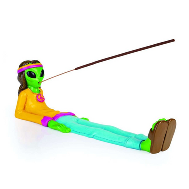 Alien Hippie Boy Incense Burner