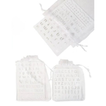 Alphabet Number Stencil 2pk