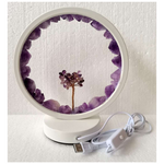 Amethyst LED USB Lamp with Gemstone Tree