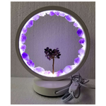 Amethyst LED USB Lamp with Gemstone Tree