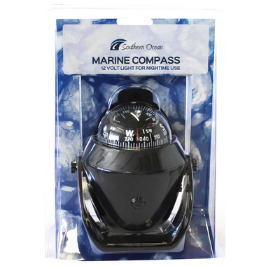 Anglers Mate Black Boat Compass