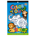 Animals Colour in Sticker Book