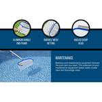 AquaRake Deluxe Aluminum Pool Leaf Skimmer