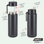 Avanti HydroUltra Bottle 1L Black