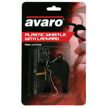 Avaro Plastic Whistle with Lanyard