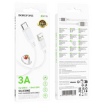 BX115 Silicone USB C Cable 3A 1m