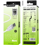 BX14 Micro LinkJet USB Charging Cable - 1m (Green Box)