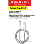 BX25 Micro Charging Data Cable - 1m (Blue Box)