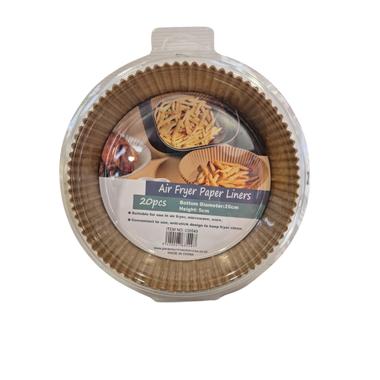 BakeArt - Air Fryer Round Paper Liners 20cm
