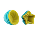 BakeArt Silicone Muffin Cup Asst 6pc