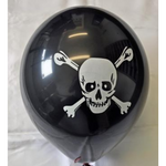 Balloons Helium Grade Black Pirate