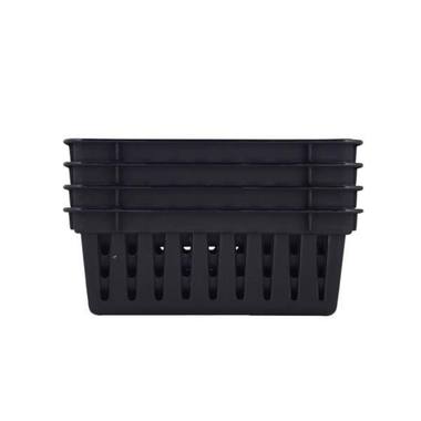 Basket Set Small - White-Teal-Black 4pc
