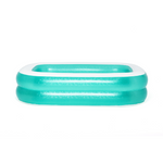 Bestway 2.00m x 1.46m x 48cm Teal Rectangular Family Pool
