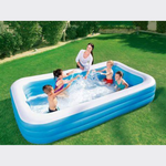 Bestway 3.05m x 1.83m x 56cm Deluxe Blue Rectangular Family Pool