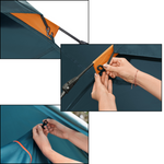 Bestway Alpine Dome 4 Tent with SwiftClick Setup - (70cm+2.10m+70cm) x 2.40m x 1.38m