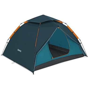 Bestway Alpine Dome 4 Tent with SwiftClick Setup - (70cm+2.10m+70cm) x 2.40m x 1.38m