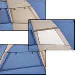 Bestway Beach Dome 4 Tent with SwiftClick Setup - (1.07m+1.27m) x 2.40m x 1.25m