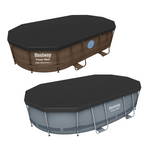 Bestway Flowclear Debris Oval Pool Cover 4.27m x 2.50m x 1.00m