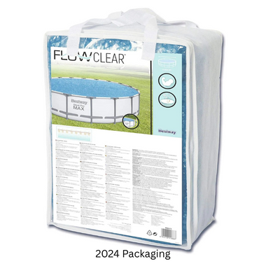 Bestway Flowclear Round Solar Pool Cover 5.49m (Actual Size 5.21m)