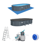 *COMING SOON* Bestway Hydrium 7.32 x 3.66 x 1.32m Oval Pool Set