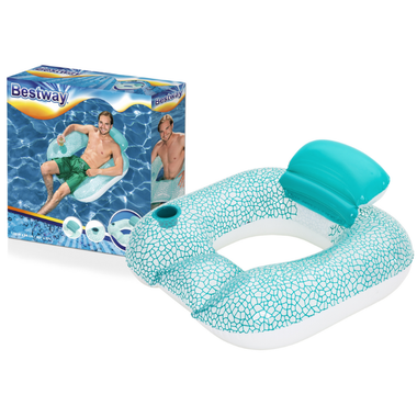 Bestway Pool Lounger with Flip Pillow Back Rest
