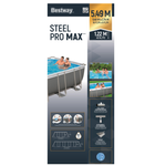 *COMING SOON* Bestway Power Steel Frame Pool - 5.49m x 2.74m x 1.22m