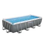 Bestway Power Steel Rectangular Frame Pool 5.49m x 2.74m x 1.22m with Sand Filter Pump
