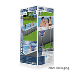 Bestway Power Steel Rectangular Frame Pool 5.49m x 2.74m x 1.22m with Sand Filter Pump
