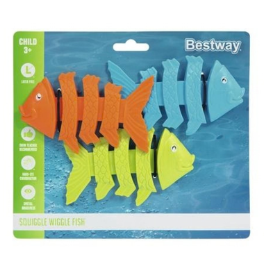 Bestway Squiggle Wiggle Fish Dive Toys - Child 3+